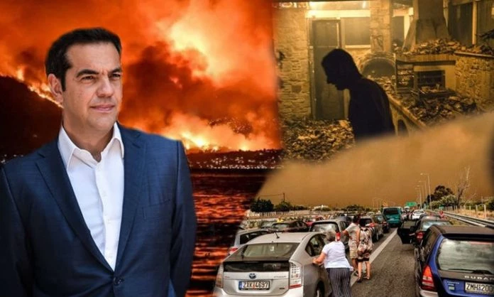 Κρυφτό με τις κάμερες: Σε χρόνο ρεκόρ πήγε και έφυγε από το Μάτι ο Α.Τσίπρας – Εμφανίστηκε σαν …κλέφτης μετά το χυδαίο θέατρο στο Κέντρο επιχειρήσεων